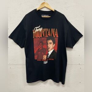 Retro Scarface Tony Montana “The World Is Yours” Tee, Size XL